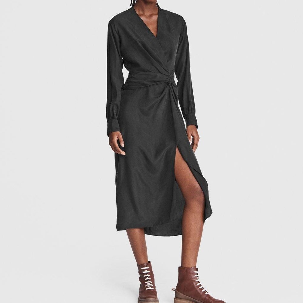 Rag & Bone Amber Silk Midi Dress